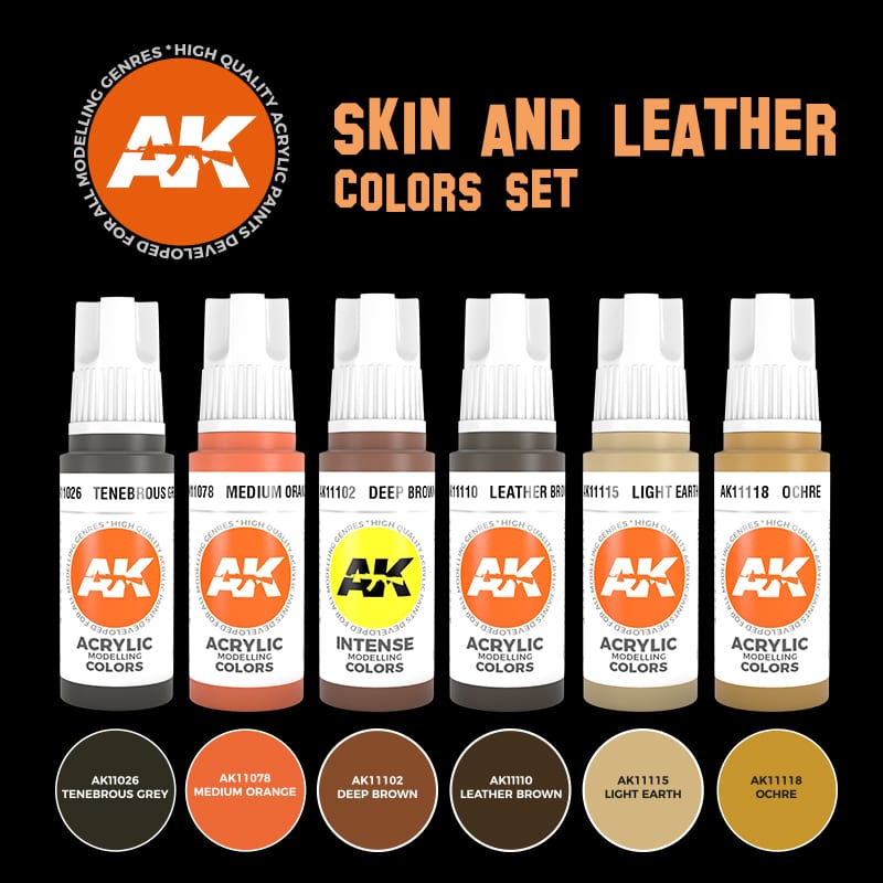 Skin and Leather Colors Set