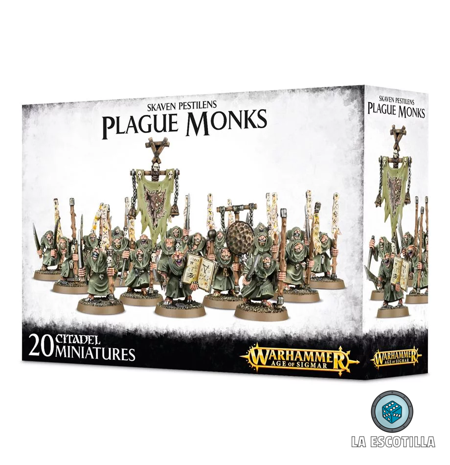 SKAVEN PESTILENS PLAGUE MONKS