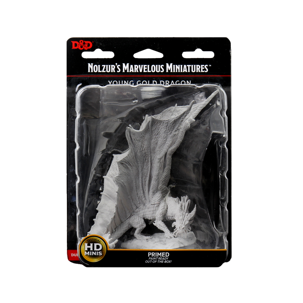 D&D Nolzur's Marvelous Miniatures - Young Gold Dragon