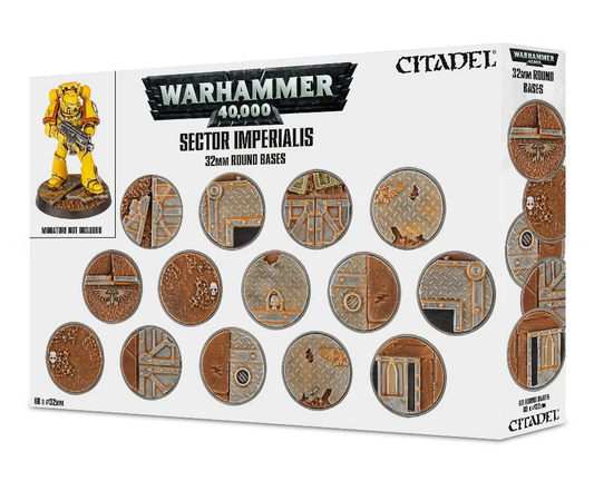 Sector Imperialis: peanas redondas de 32mm