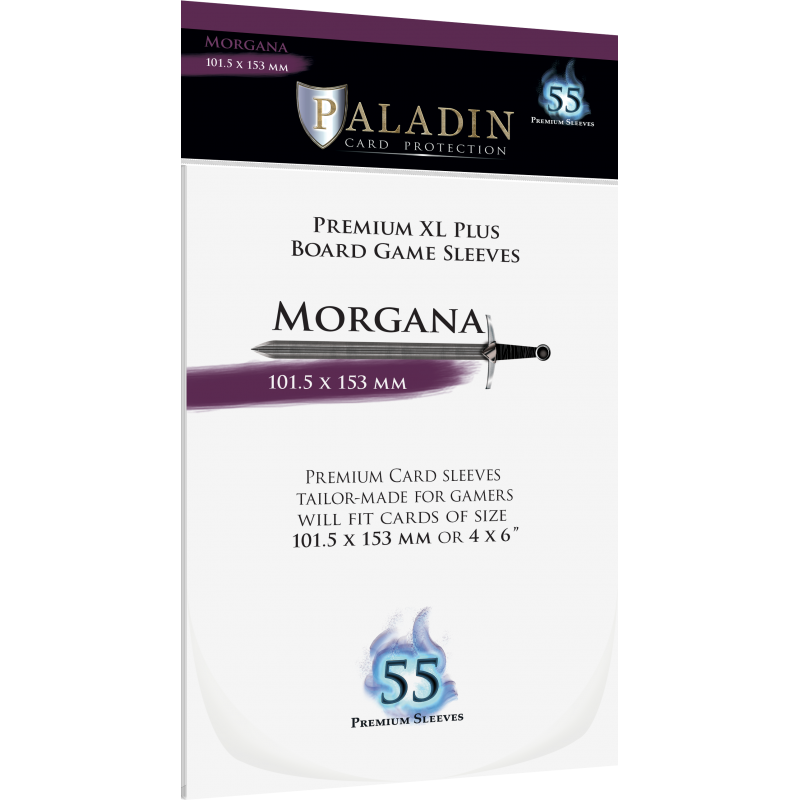 Paladin Sleeves - Morgana Premium XL PLUS 101.5x153mm (55 Sleeves)