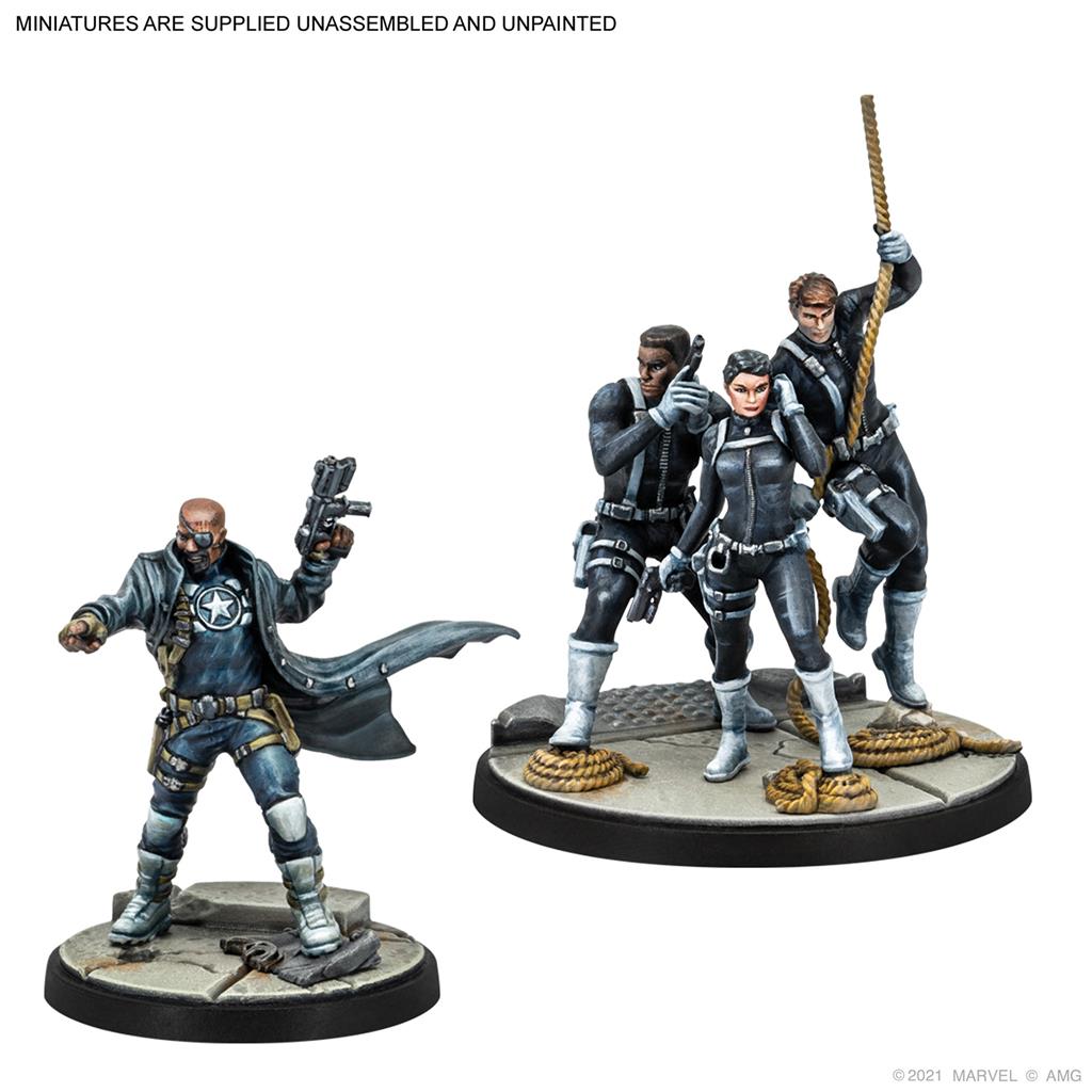 Crisis Protocol: Nick Fury Jr. & SHIELD Agents
