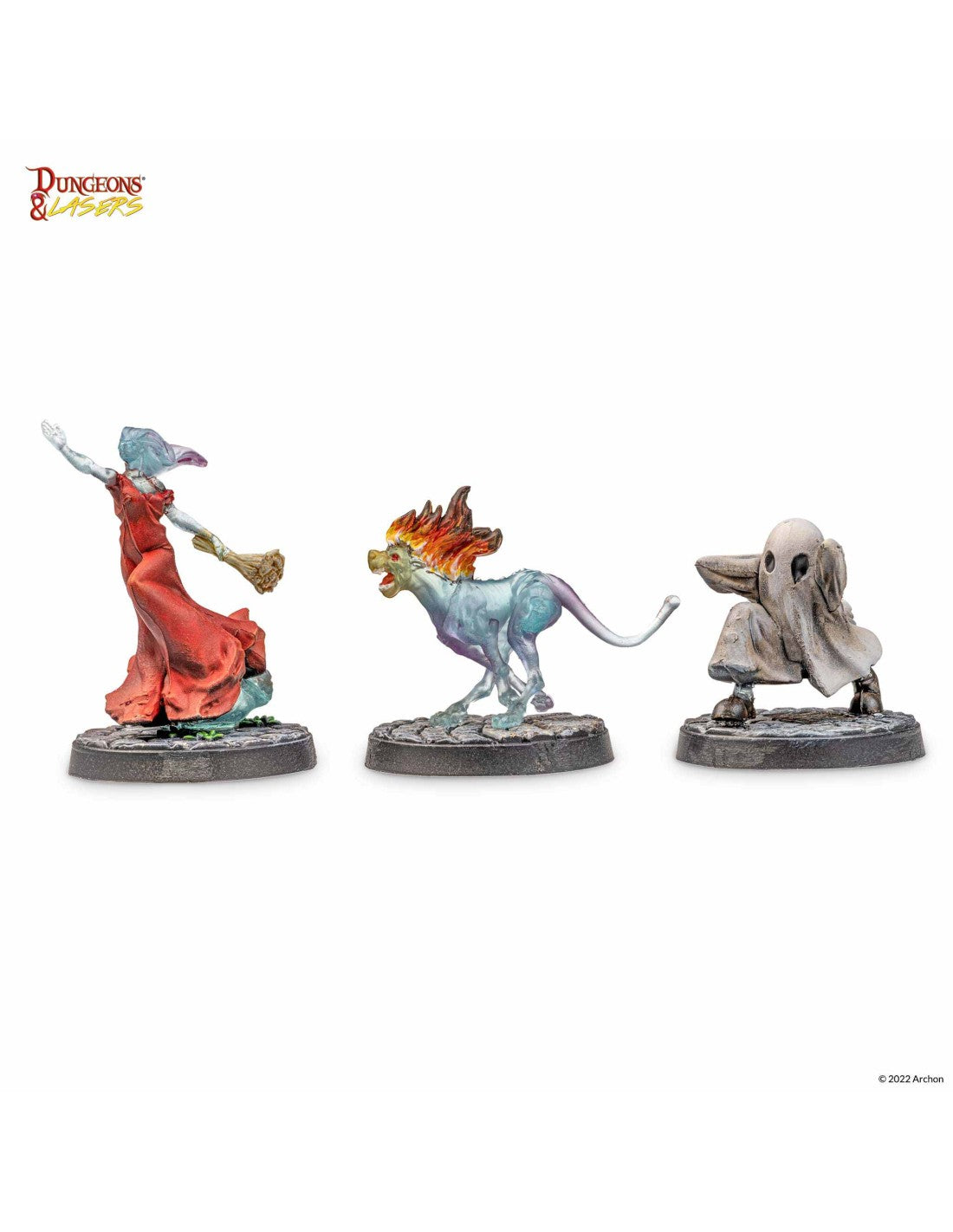 Dungeons & Lasers - Ghosts Miniature Pack