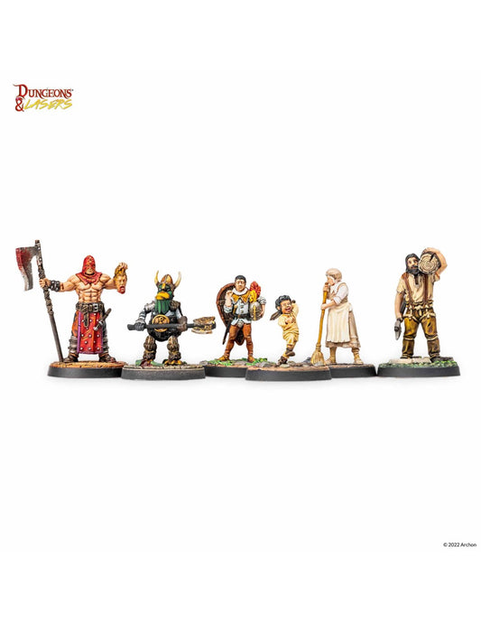 Dungeons & Lasers - NPC Miniature Pack