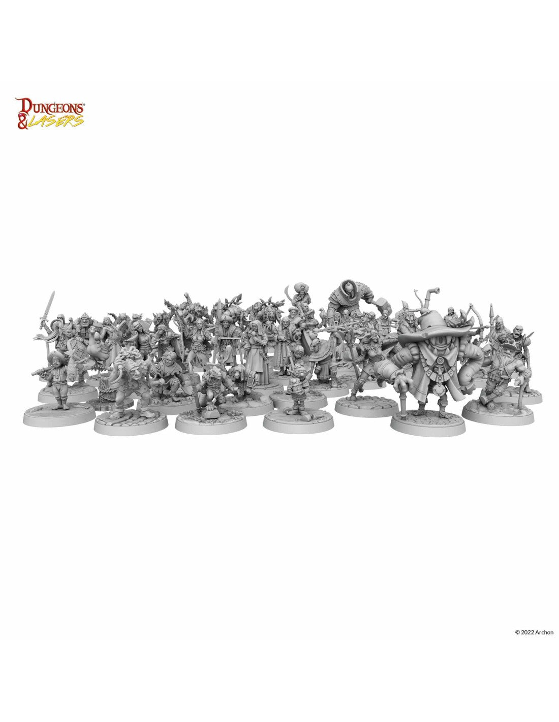 Dungeons & Lasers - NPC Miniature Pack