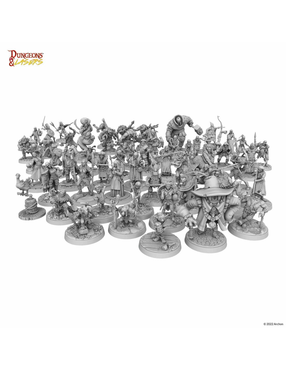 Dungeons & Lasers - NPC Miniature Pack