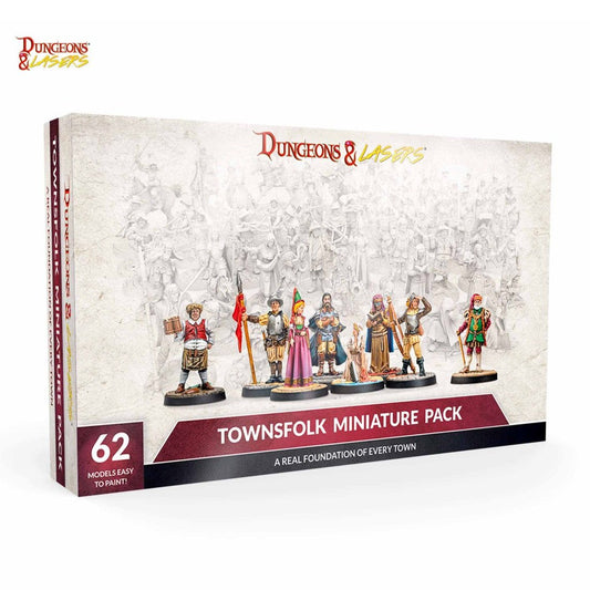 Dungeons & Lasers - Townsfolk Minature Pack