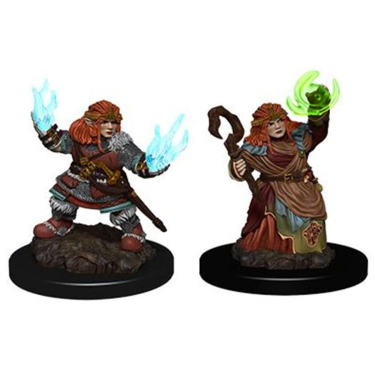Pathfinder Battles Deep Cuts Unpainted Miniatures - Female Dwarf Summoner