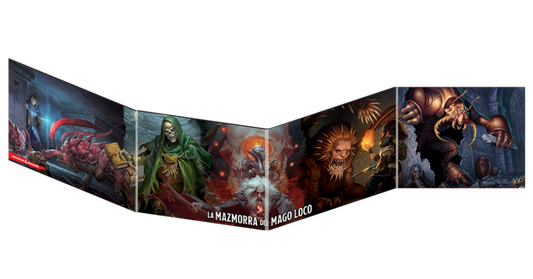 D&D Pantalla del Dungeon Master: Waterdeep La Mazmorra del Mago Loco