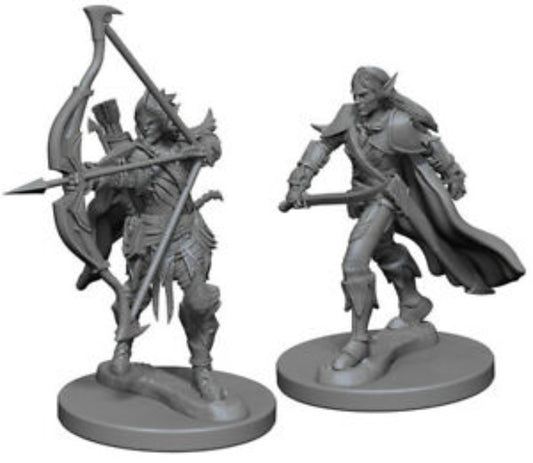 Pathfinder Deep Cuts Unpainted Miniatures - Elf Male Fighter