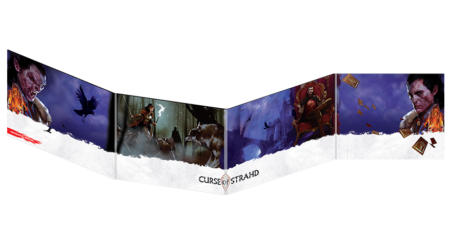 D&D Pantalla del Dungeon Master: La maldición de Strahd