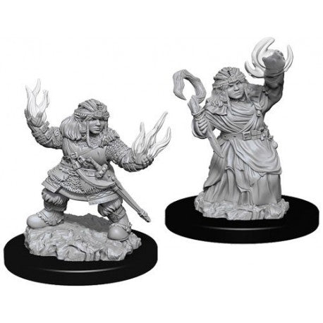 Pathfinder Battles Deep Cuts Unpainted Miniatures - Female Dwarf Summoner