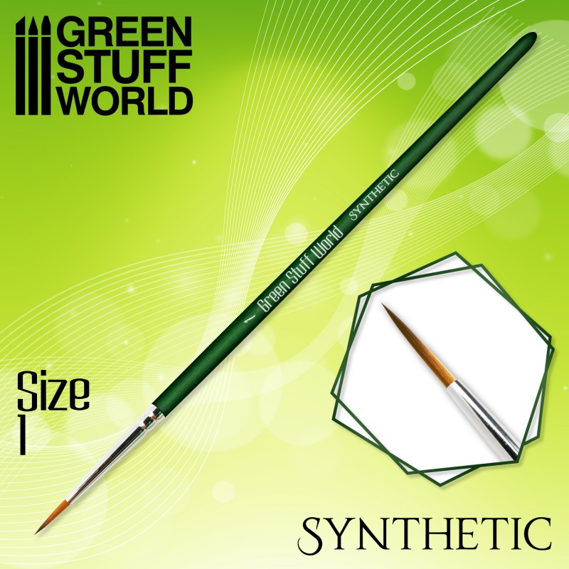 Green Stuff World - Green Series Pincel redondo sintético