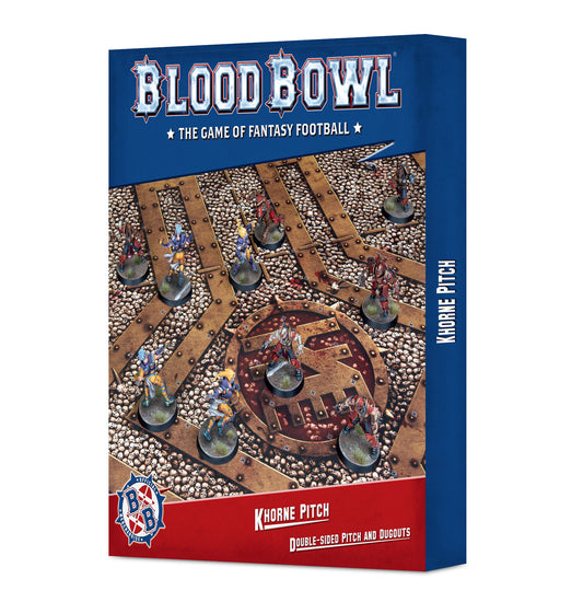 Blood Bowl Khorne Pitch: Double-sided Pitch and Dugouts (Inglés)