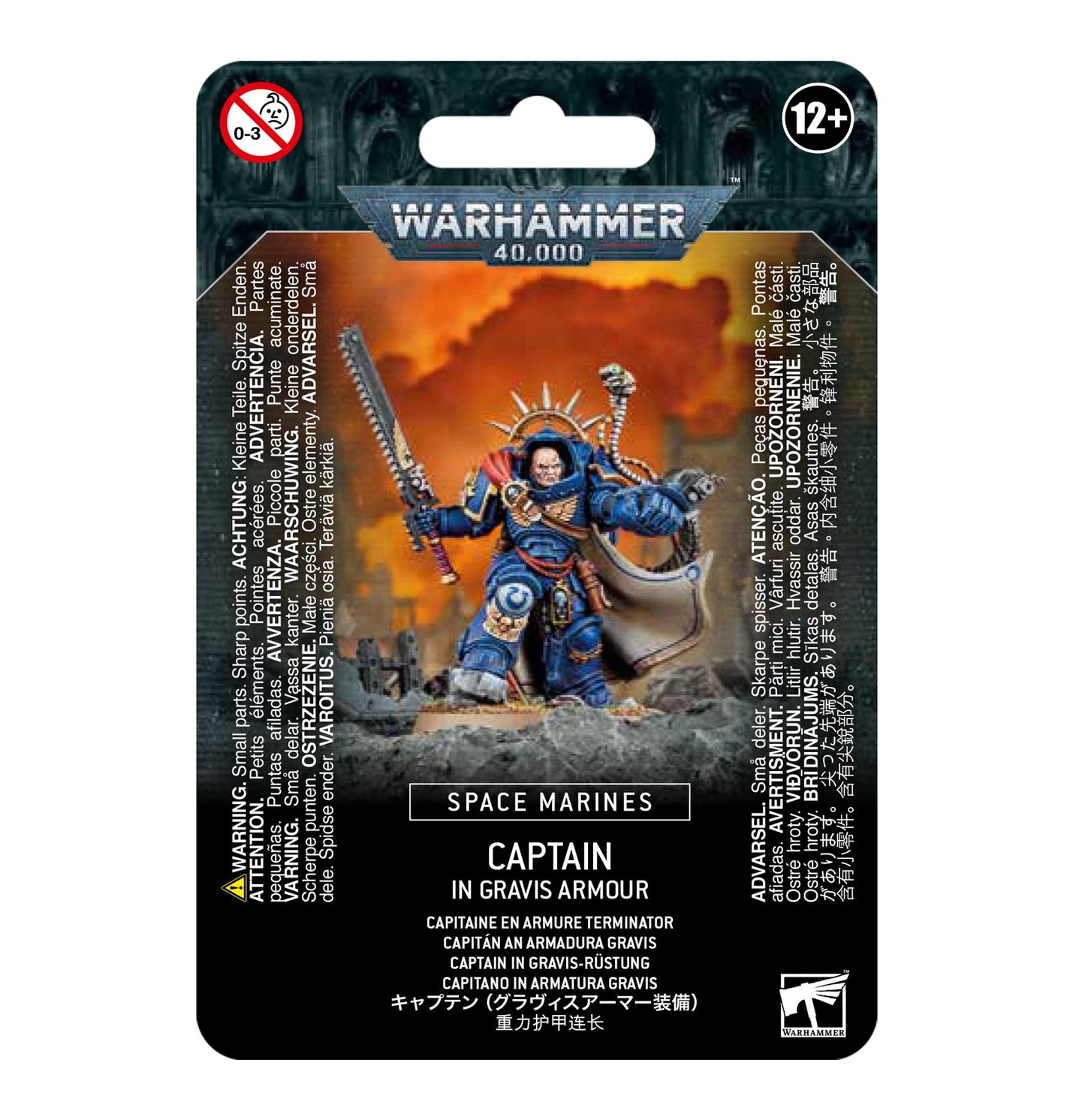 Capitán en armadura Gravis / Captain in Gravis Armour