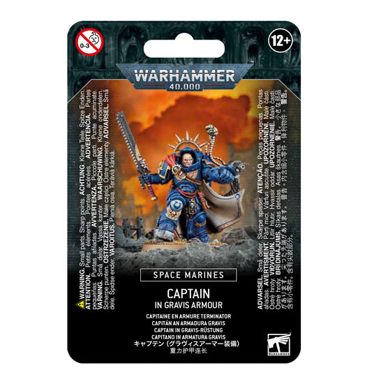 Capitán en armadura Gravis / Captain in Gravis Armour