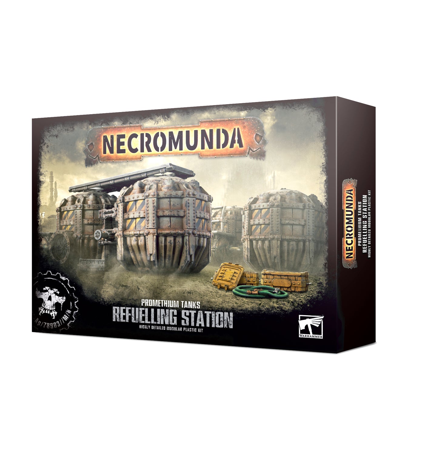 Necromunda promethium tanks refuelling station