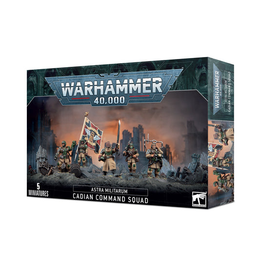 Astra Militarum: escuadra de mando de Cadia