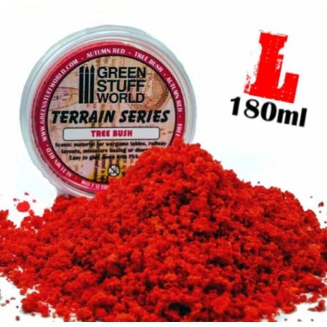 Flocado Espuma Fina - Rojo Otoño