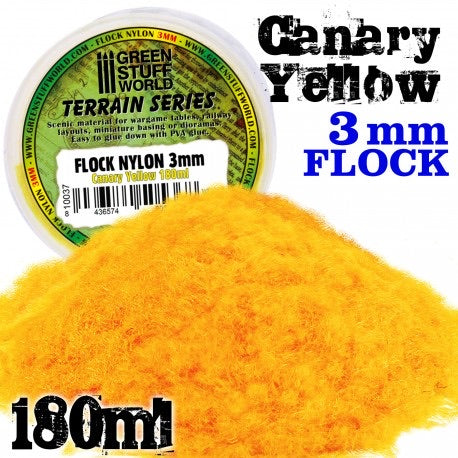 Césped Electroestático - Amarillo Canario