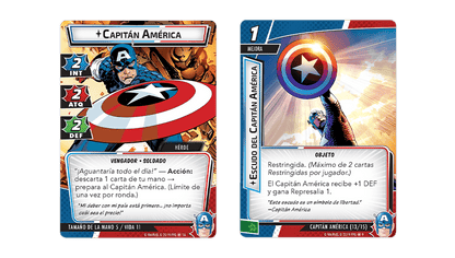 Marvel Champions: Capitán América - Pack de Héroe