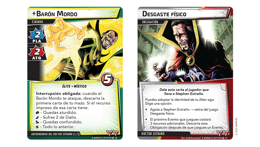 Marvel Champions: Doctor Extraño - Pack de Héroe