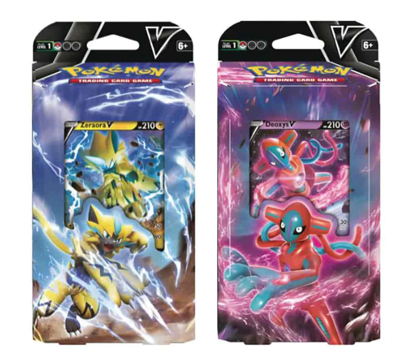 Colección Combate Deoxys Vmax y V-Astro TCG Cartas Pokemon en Español