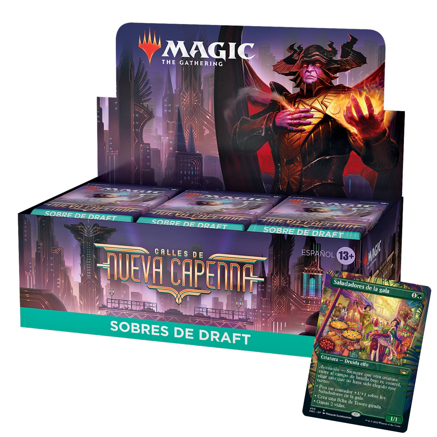 Calles de Nueva Capenna - Caja de sobres de draft (Español)