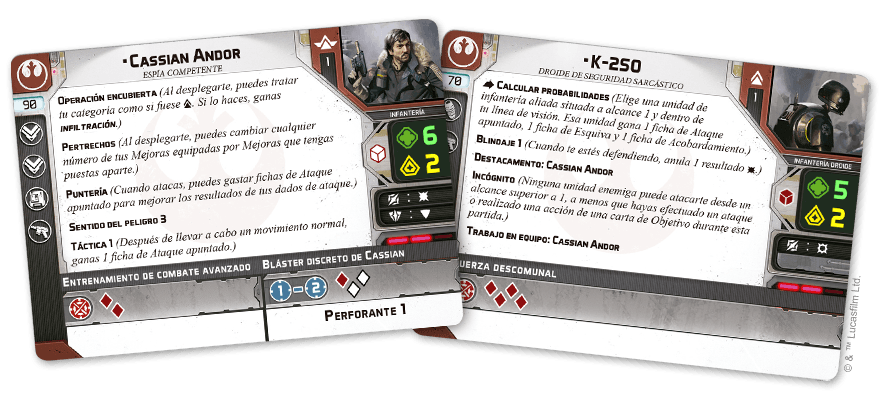 Cassian Andor y K-2SO
