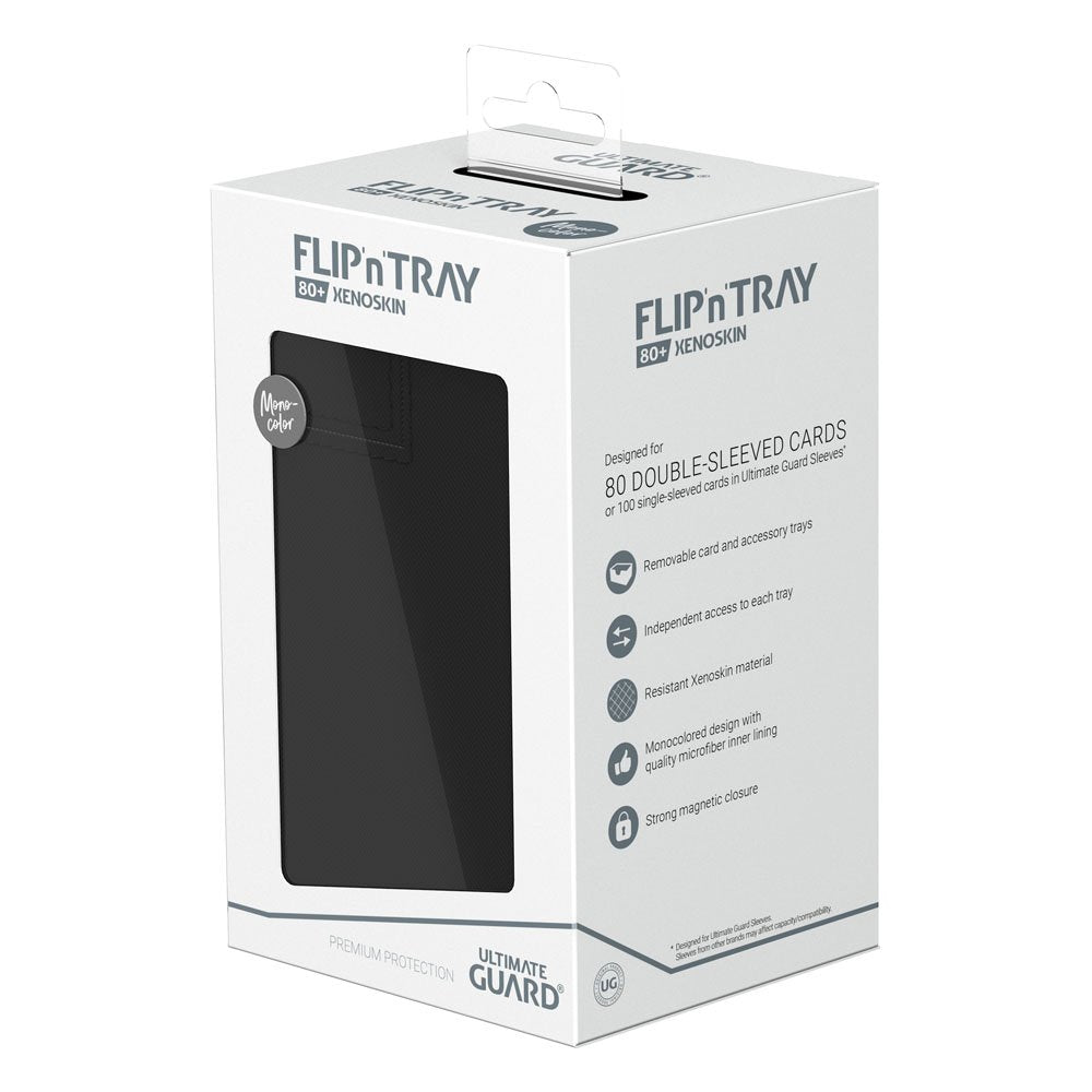 Ultimate Guard - Caja de mazo Flip`n`Tray 80+ XenoSkin Monocolor
