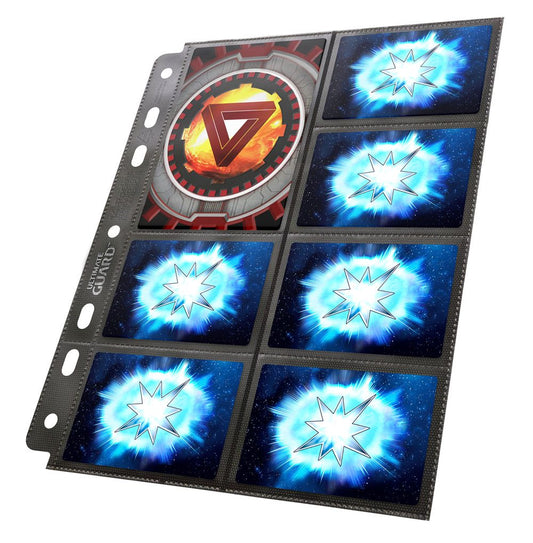 Ultimate Guard - 14-Pocket Compact Pages Tamaño Estándar & Mini American Negro