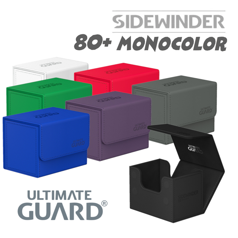 Ultimate Guard Sidewinder 80+ Xenoskin Monocolor Deck Box - Verde