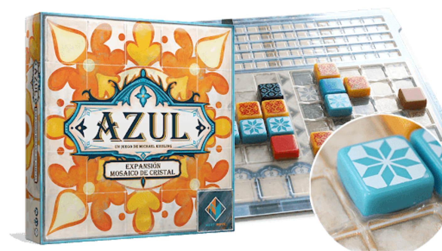 Azul - Mosaico de cristal