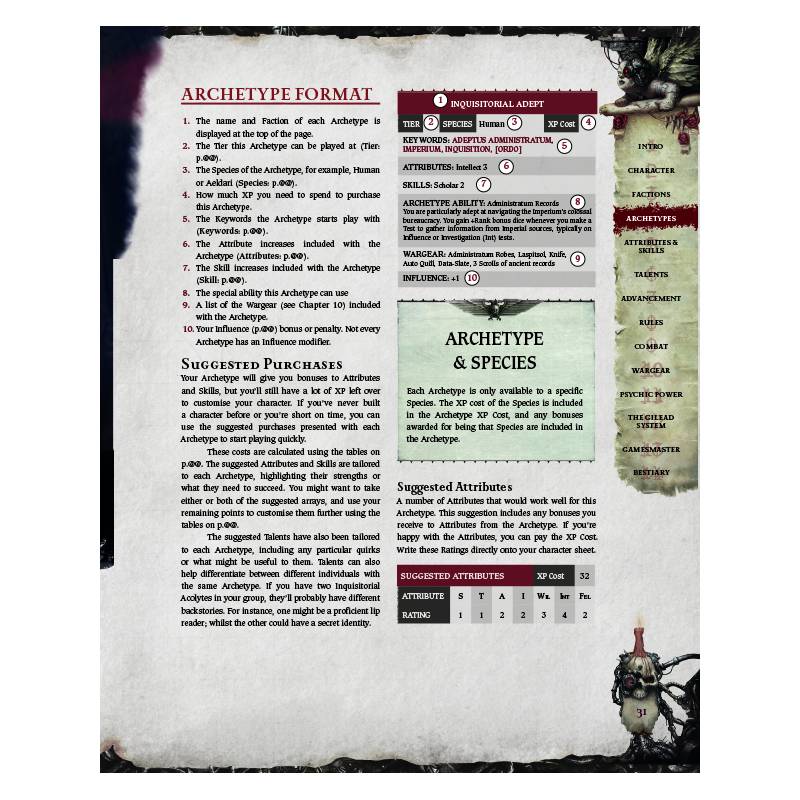 Warhammer 40000 Roleplay Wrath & Glory Rulebook (Revised Edition)