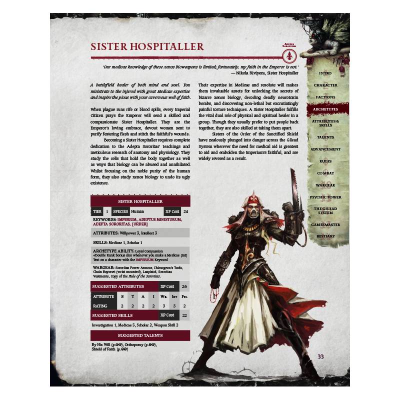 Warhammer 40000 Roleplay Wrath & Glory Rulebook (Revised Edition)