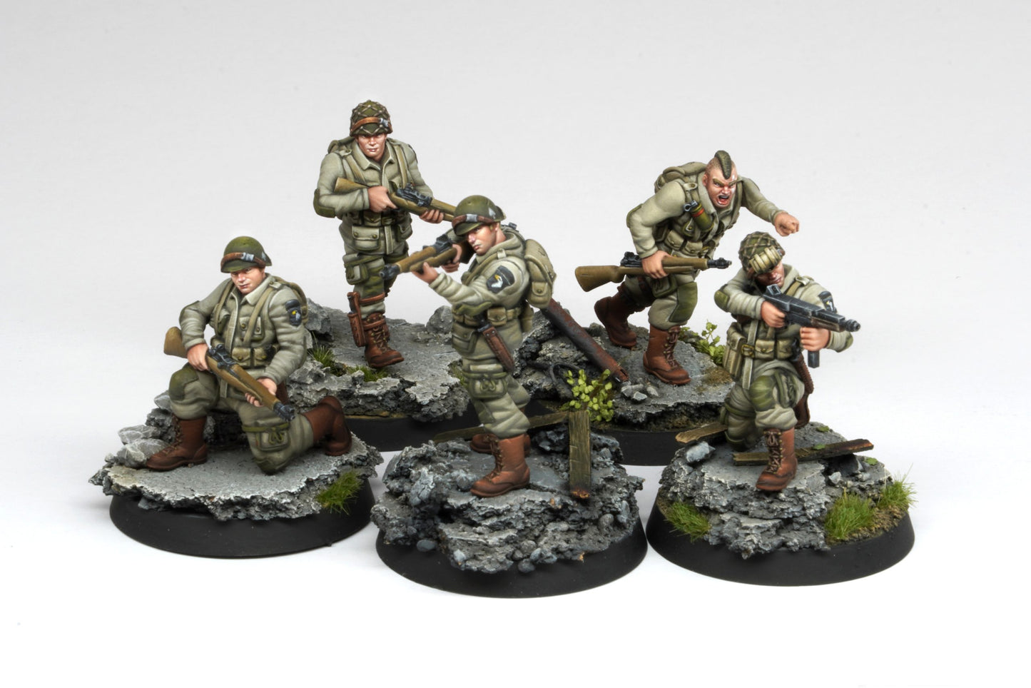 Set de miniaturas Fortunate Sons - 101st Airborne Division (10 miniatures)