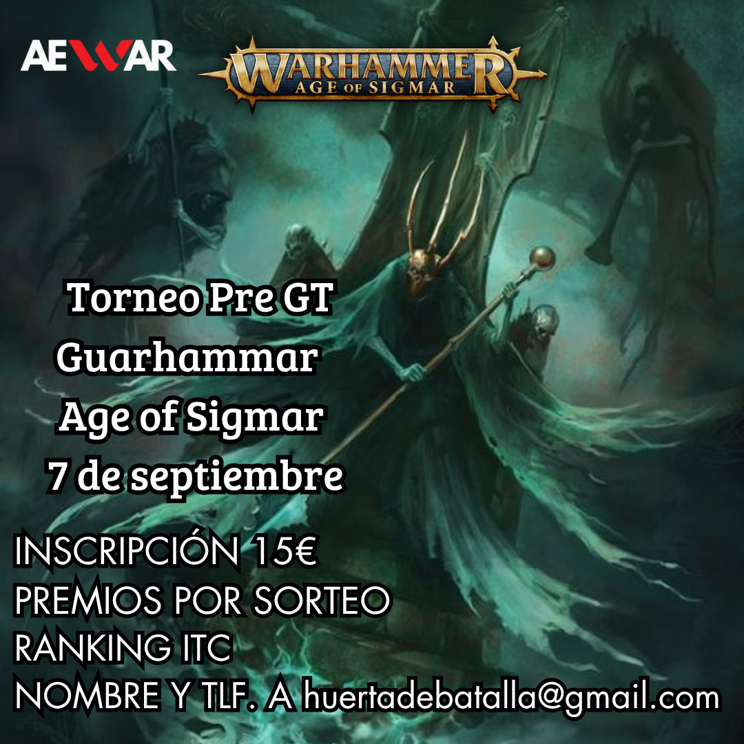 [EVENTO] Torneo Pre GT Guarjammar 7 de Septiembre