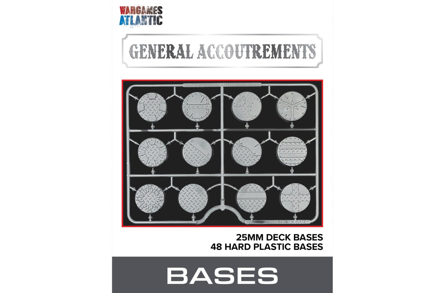 General Accoutrements - 25mm Deck Bases