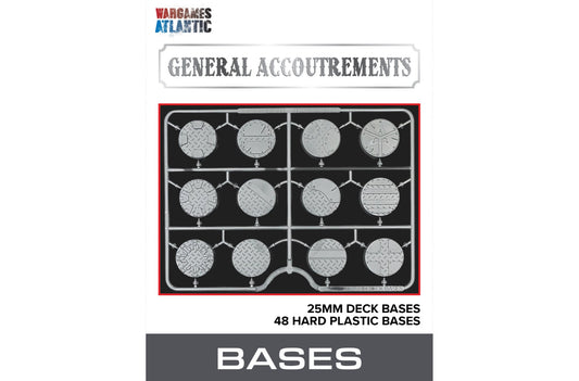 General Accoutrements - 25mm Deck Bases
