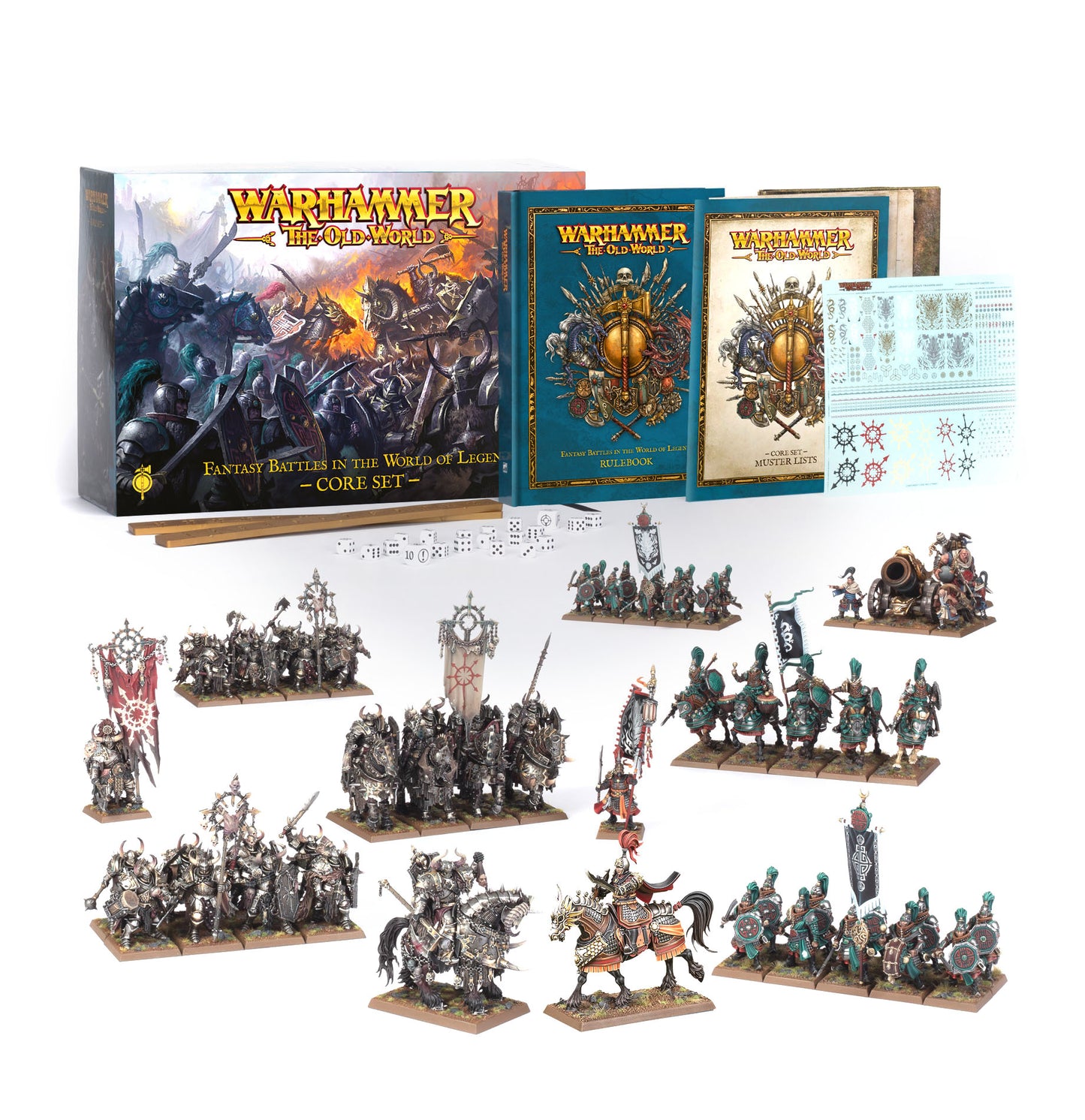 Warhammer: The Old World: Core Set (English) El viejo Mundo Warhammer Fantasy Caja de Inicio Starter set