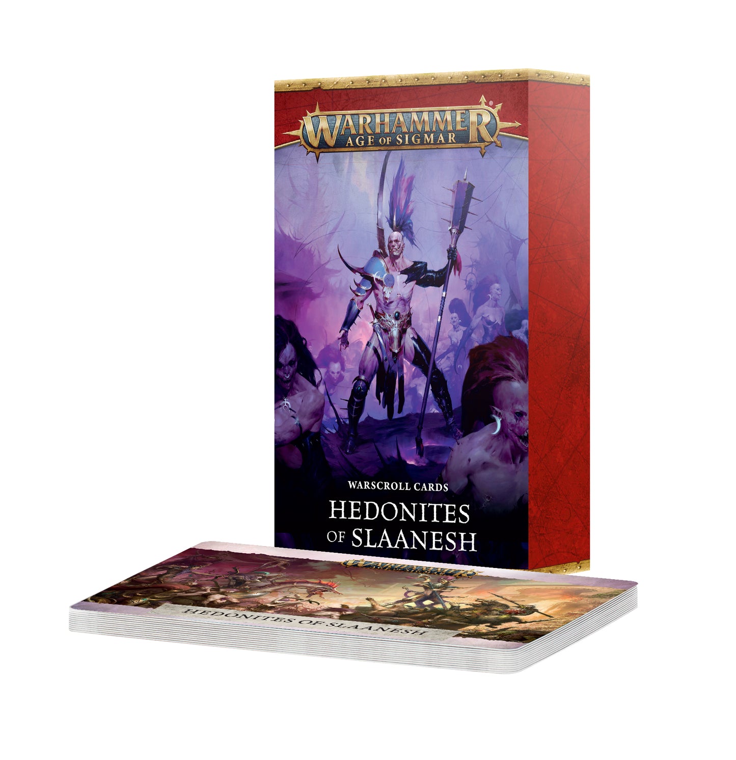 Hedonites Of Slaanesh: Warscroll Cards (English)