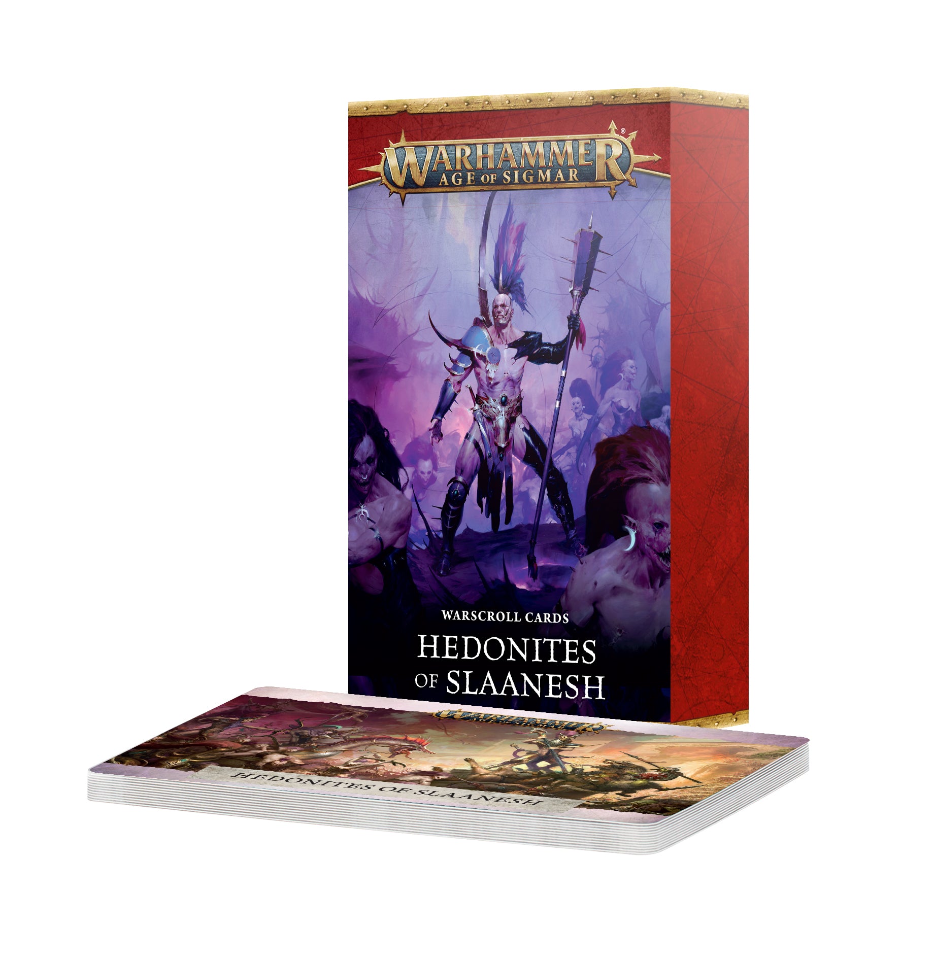 Hedonites Of Slaanesh: Warscroll Cards (English)