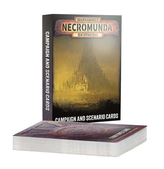 Necromunda: Campaign And Scenario Cards Cartas de campaña y escenario