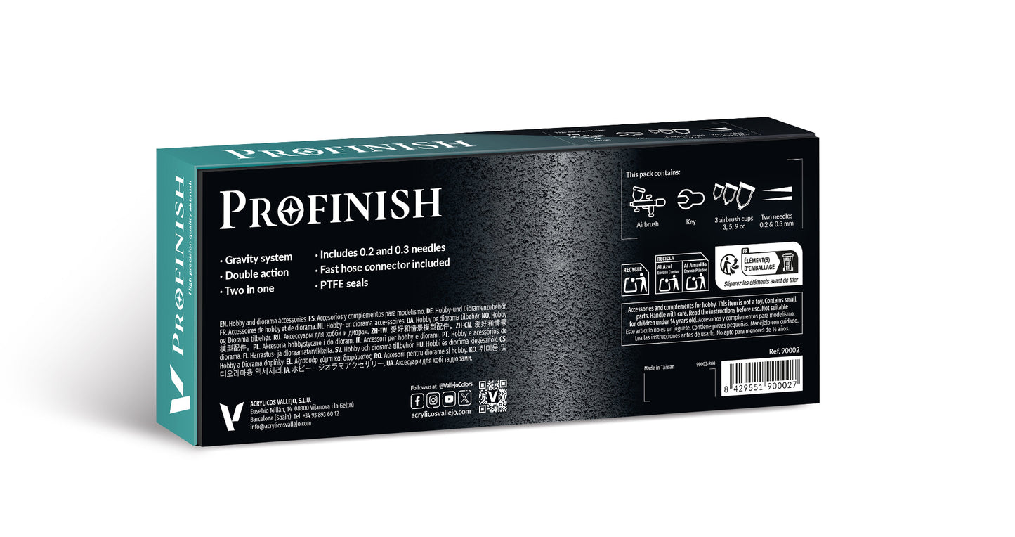 Aerógrafo ProFinish by Vallejo 2 en 1