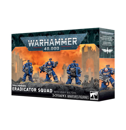 Space Marines: Eradicators with Heavy Bolters Space Marines: Erradicadores Con Bólteres Pesados