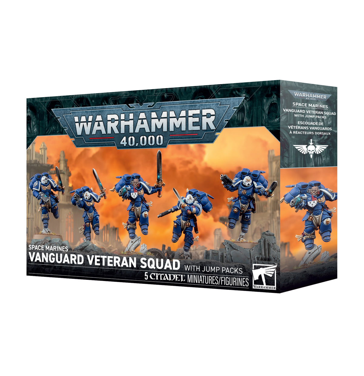 Space Marines: Vanguard Veteran Squad with Jump Packs Space Marines: Escuadra De Veteranos De Vanguardia