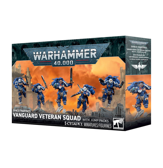 Space Marines: Vanguard Veteran Squad with Jump Packs Space Marines: Escuadra De Veteranos De Vanguardia