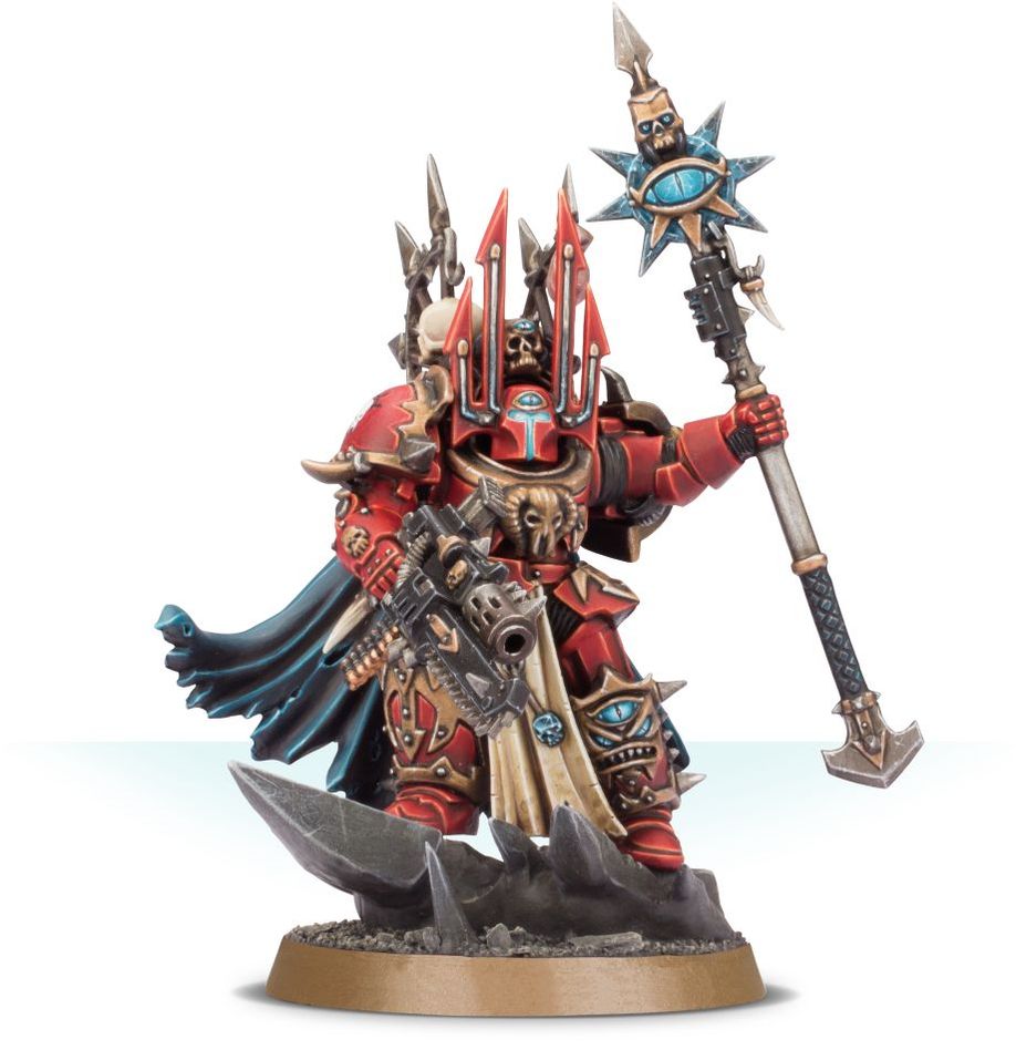 Chaos Space Marines Terminator Lord / Sorcerer Lord in Terminator Armour