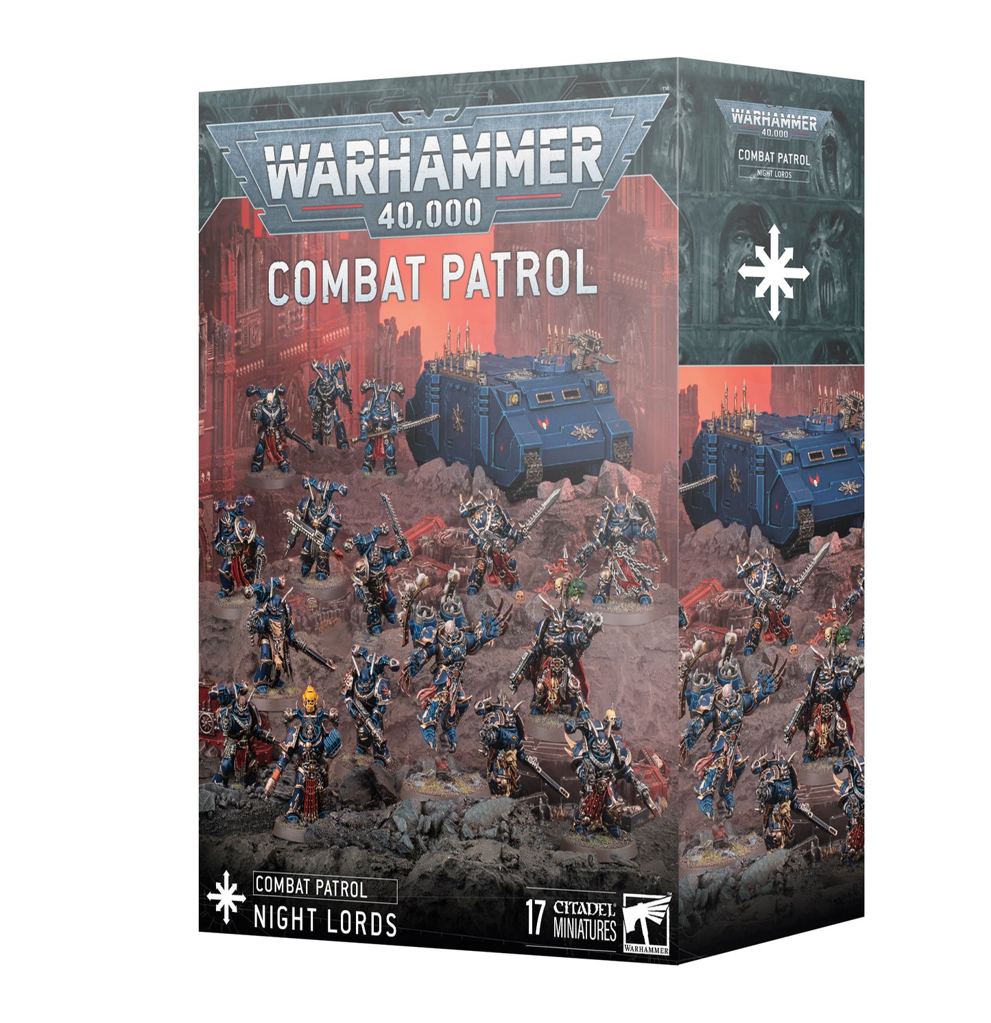 Chaos Space Marines: Combat Patrol - Night Lords Amos De La Noche - Patrulla