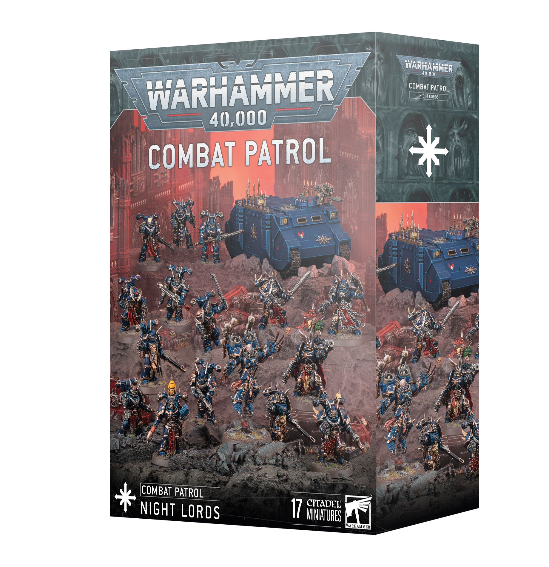 Chaos Space Marines: Combat Patrol - Night Lords Amos De La Noche - Patrulla